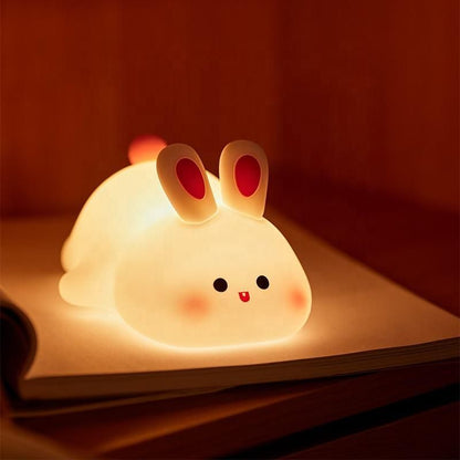 Kawaii Cute Bunny Night Lamp USB Rechargeable
