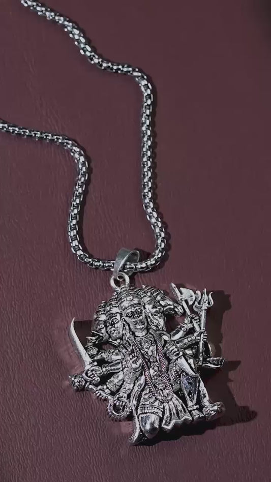 Panchamukhi Hanuman Pendant With Chain